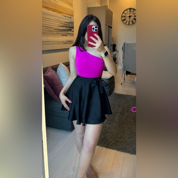 Susana Monco Asymmetric Top in Fuchsia - Picture 3 of 6